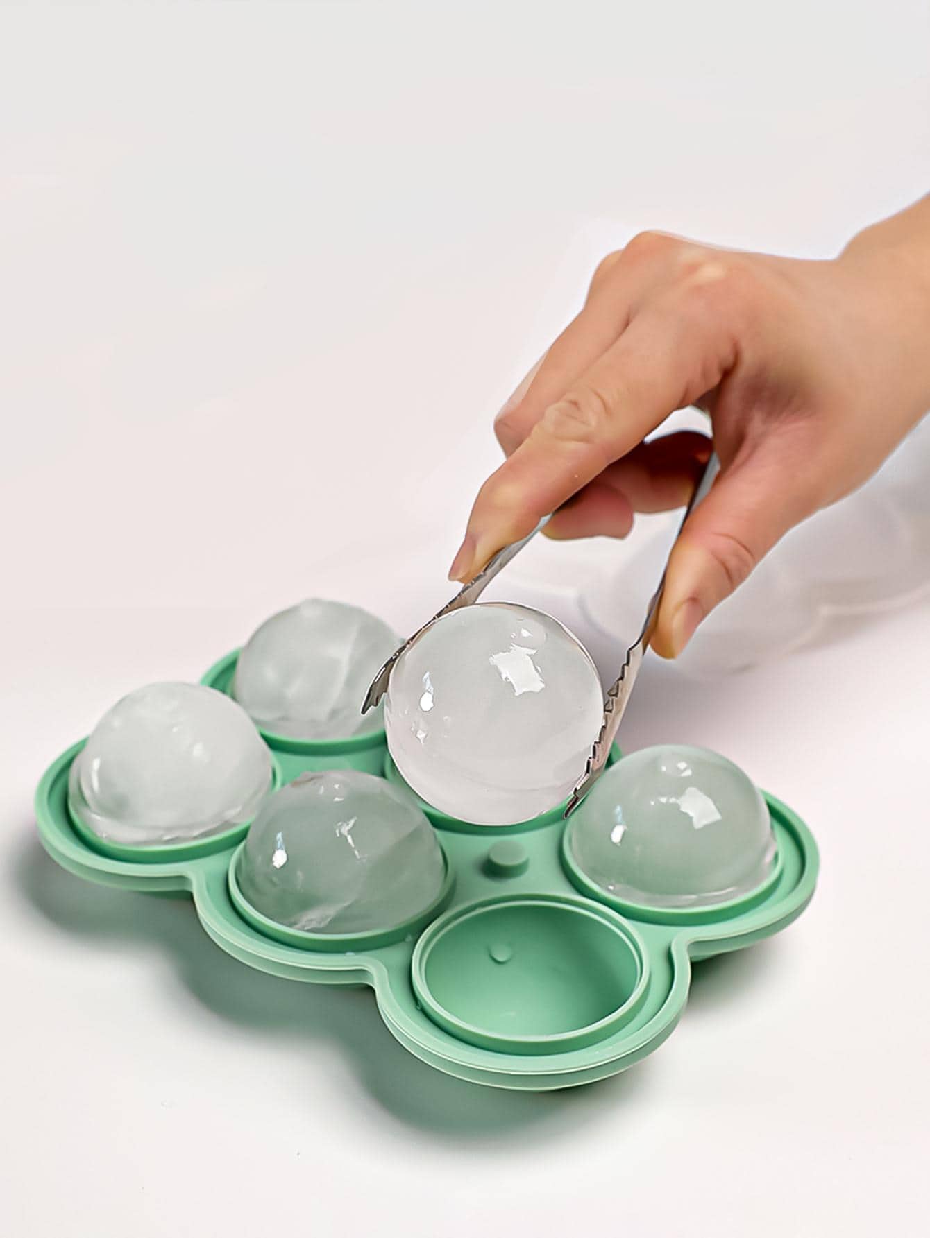 Silicone Mold Tray - 1pc Silicone 6-Cavity Ice Ball Tray,