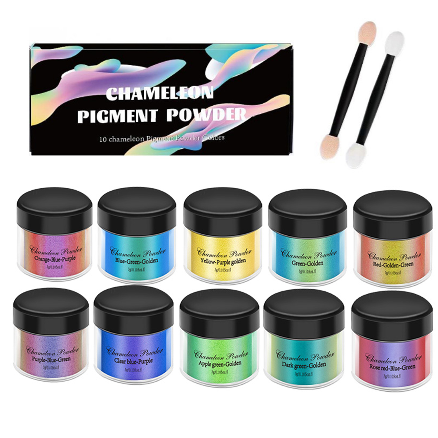 10/20pcs Mirror Chameleons Pig - مراجعة Resin Glitter Pack وسعره