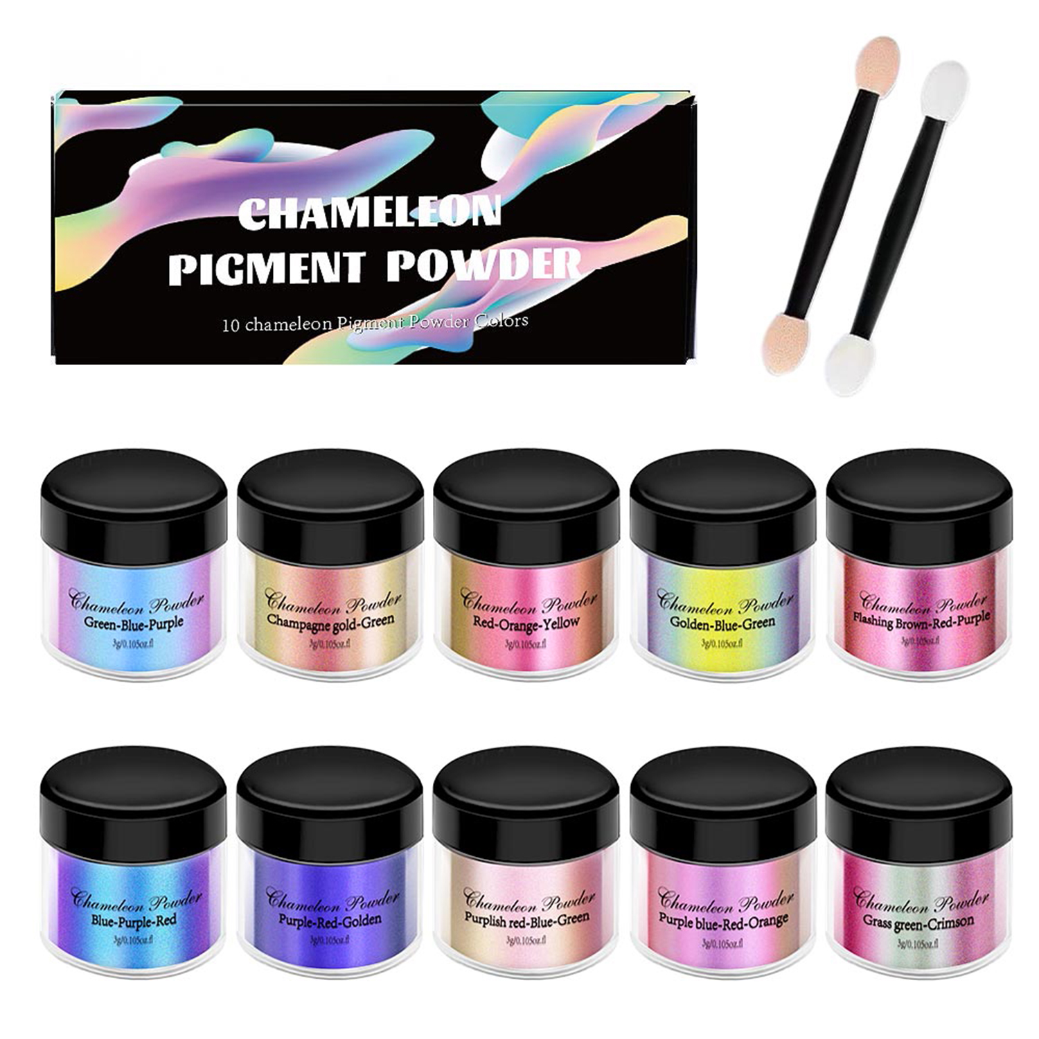 10/20pcs Mirror Chameleons Pig - مراجعة Resin Glitter Pack وسعره
