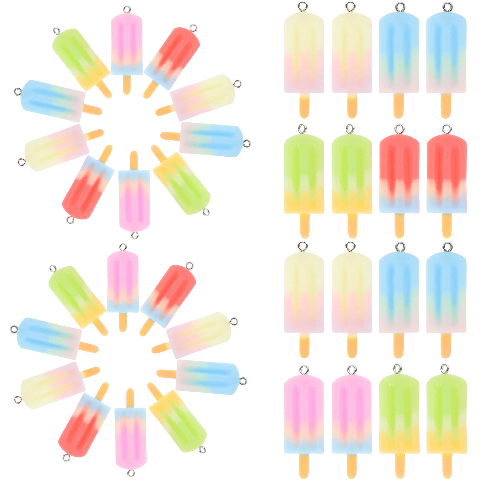 25Pcs Creative Resin Ice Cream - مراجعة Crafting Resin وسعره