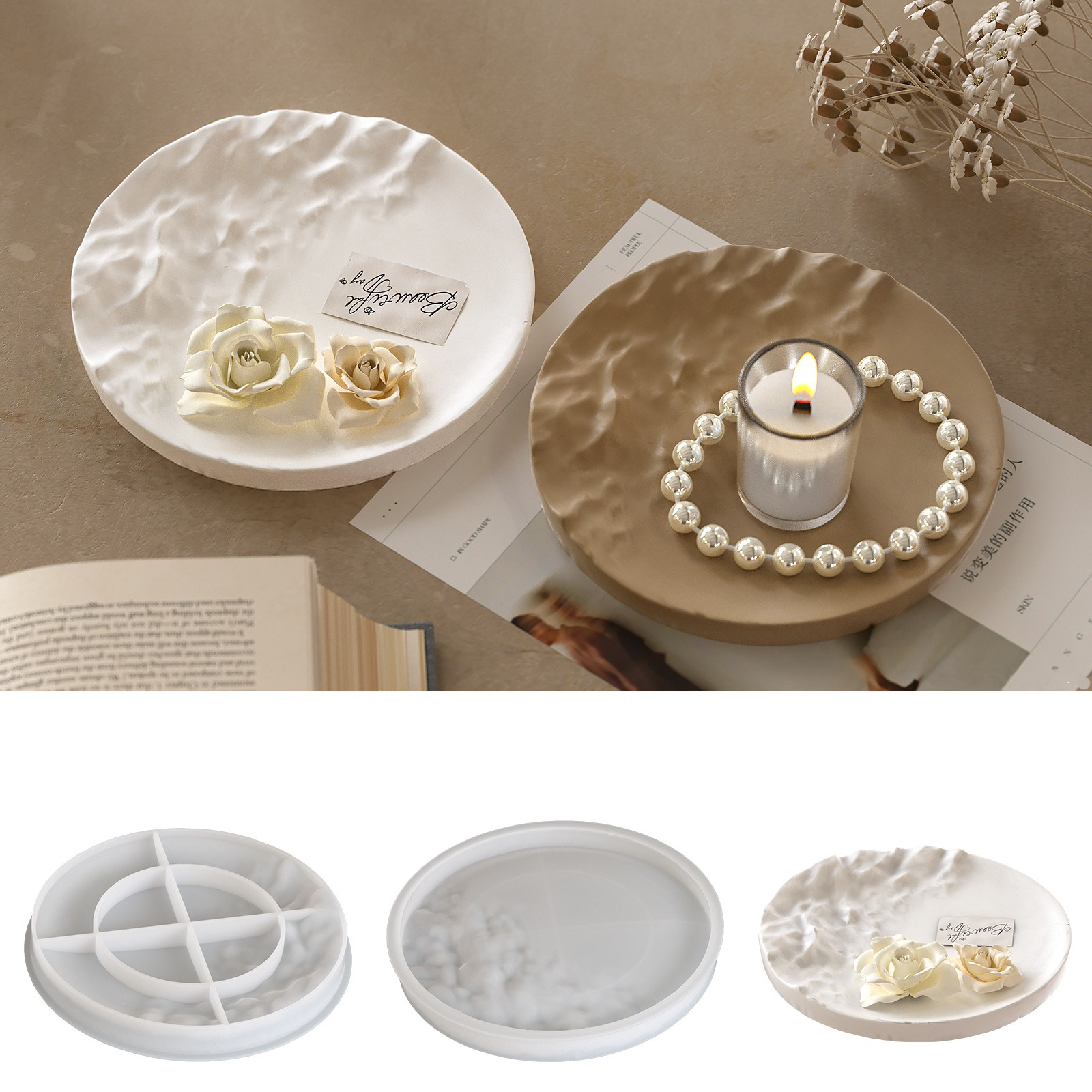 INS Irregular Ripple Large Cir - مراجعة Resin Ocean Wave Mold وسعره
