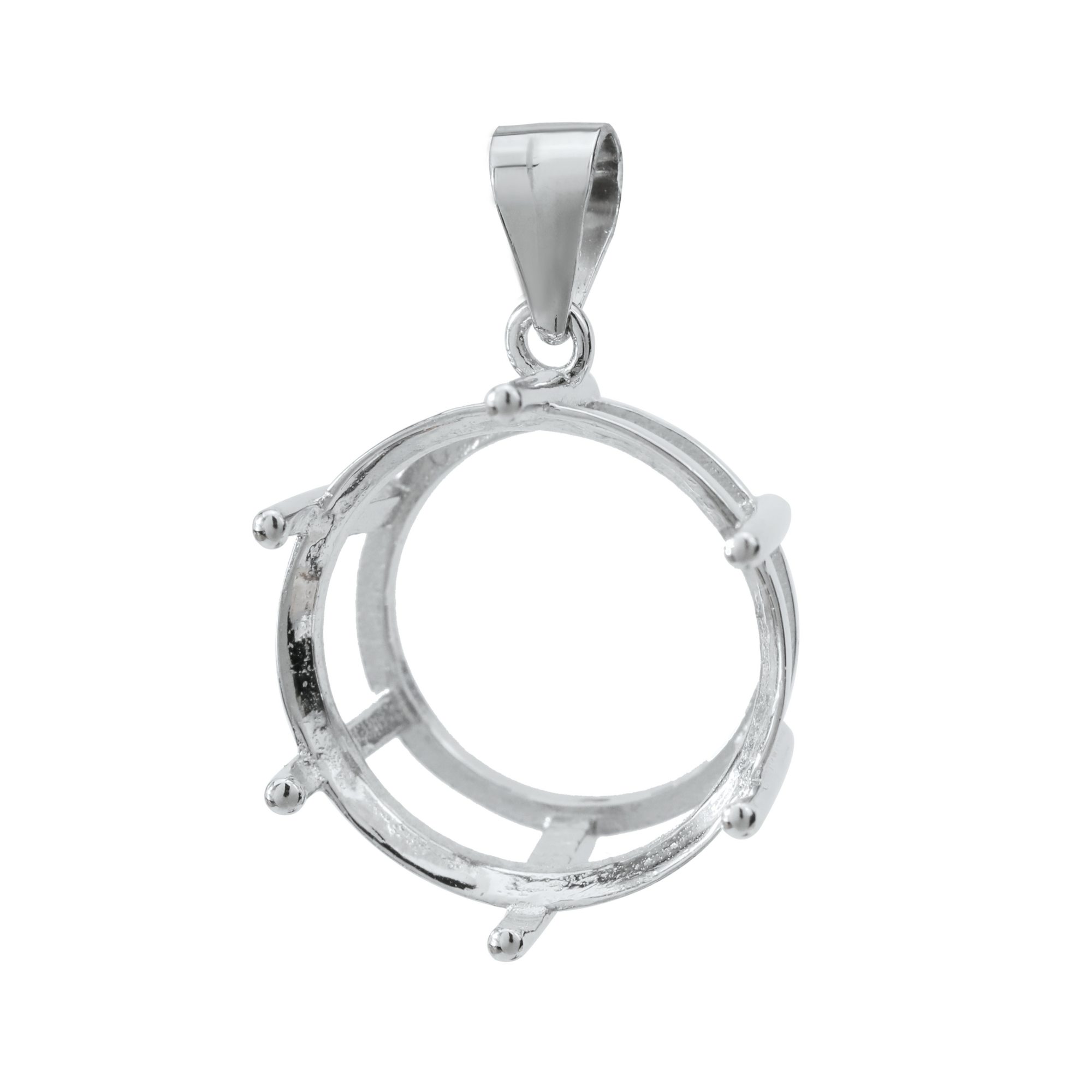 3-20MM Round 6 Prongs Pendant  - مراجعة Bezels Set Pendant وسعره