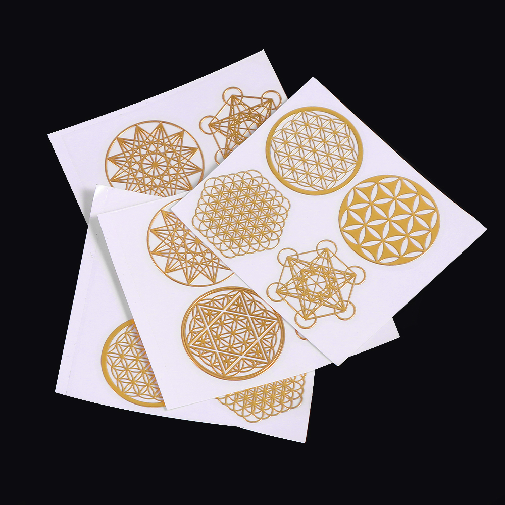 New Geometric Pattern Metal En - مراجعة Flower Preservation Resin وسعره