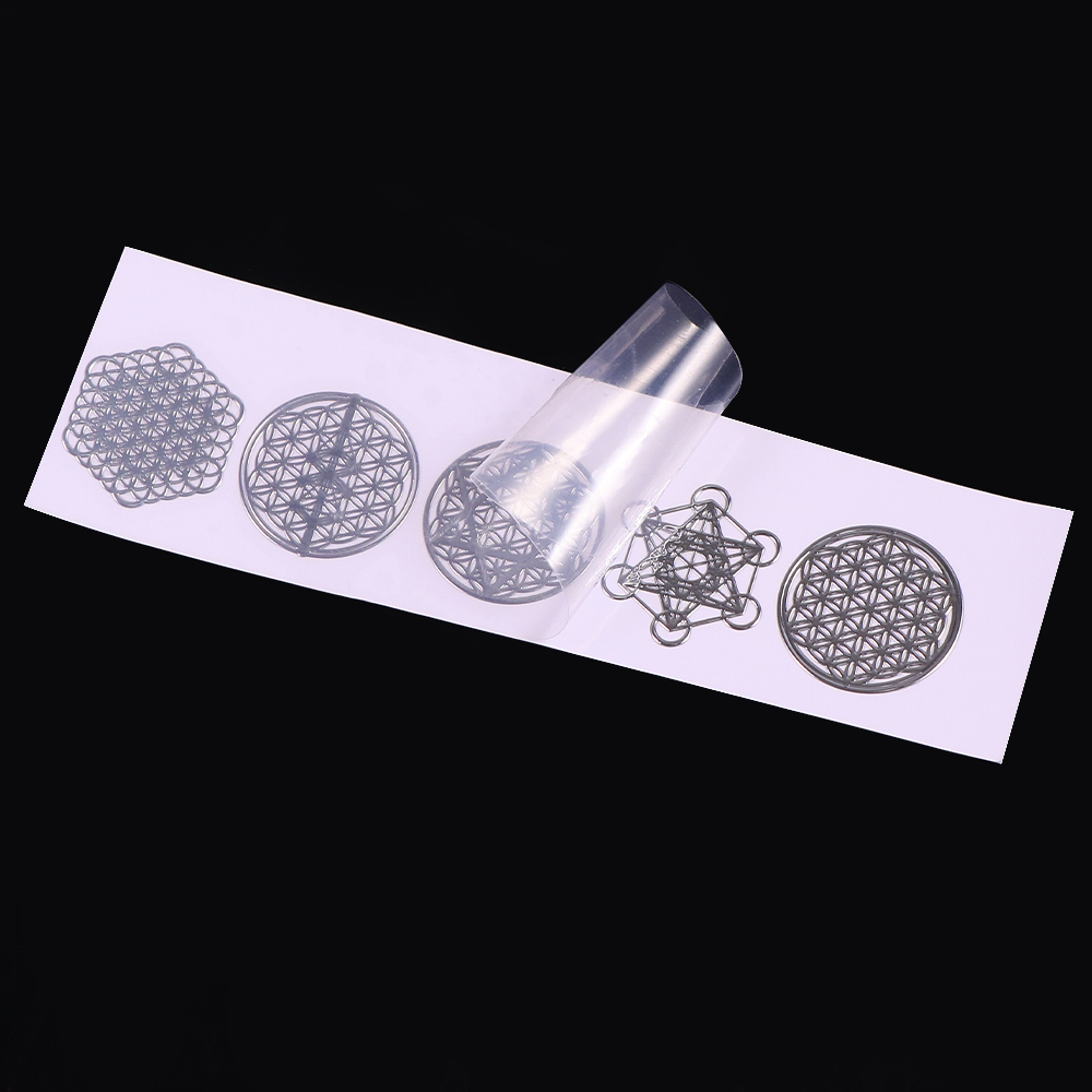 New Geometric Pattern Metal En - مراجعة Flower Preservation Resin وسعره