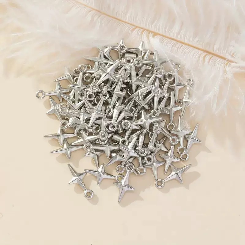 100pcs 16x8mm Charms Shining S - مراجعة Resin Craft Projects وسعره