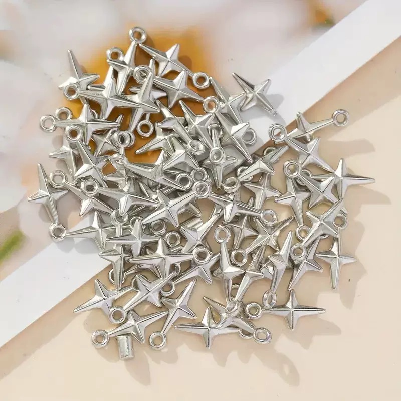100pcs 16x8mm Charms Shining S - مراجعة Resin Craft Projects وسعره