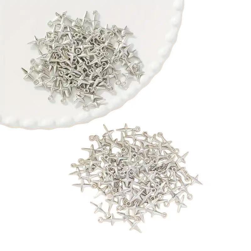 100pcs 16x8mm Charms Shining S - مراجعة Resin Craft Projects وسعره