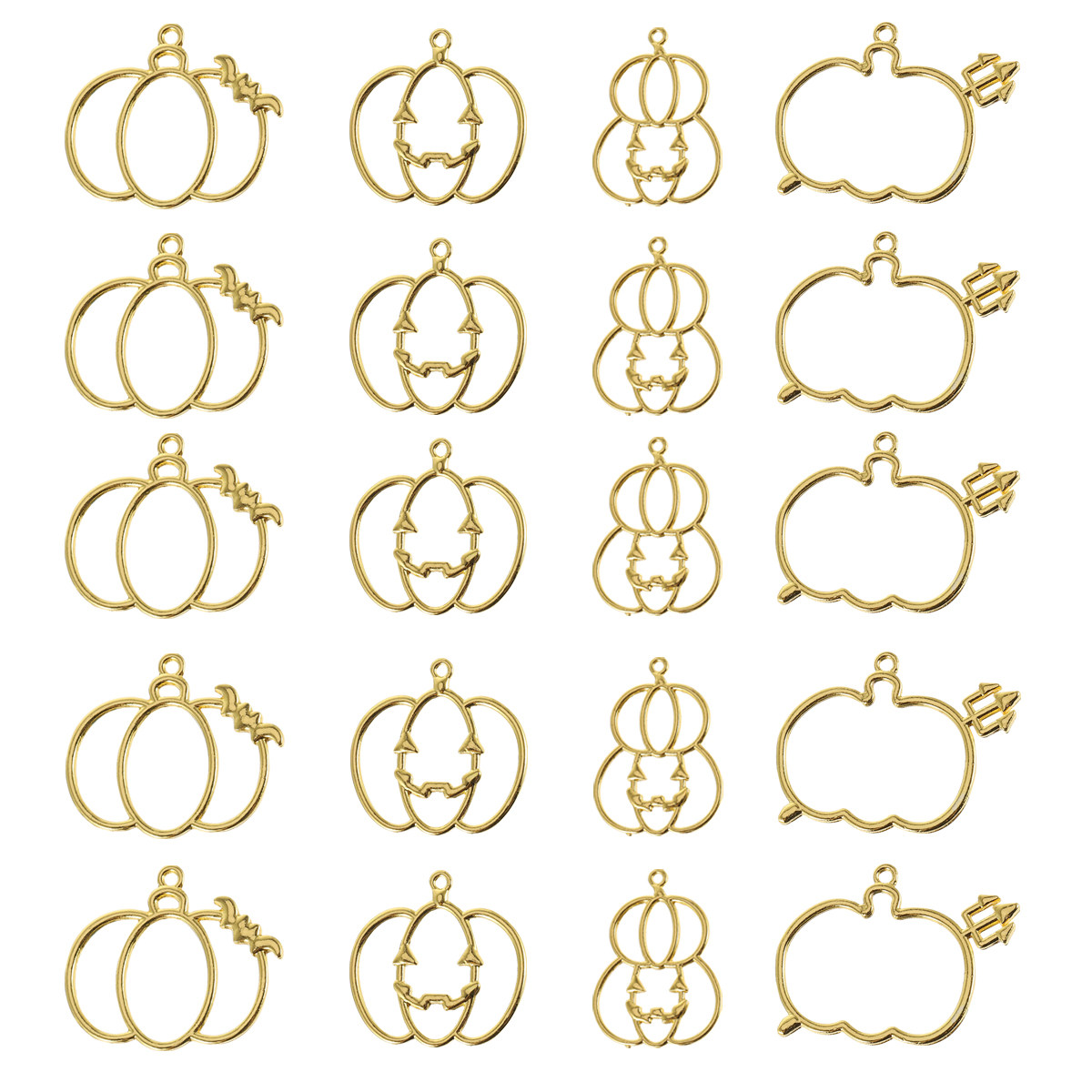 20Pcs DIY Pumpkin Resin Pendan - مراجعة Resin Craft Kit وسعره