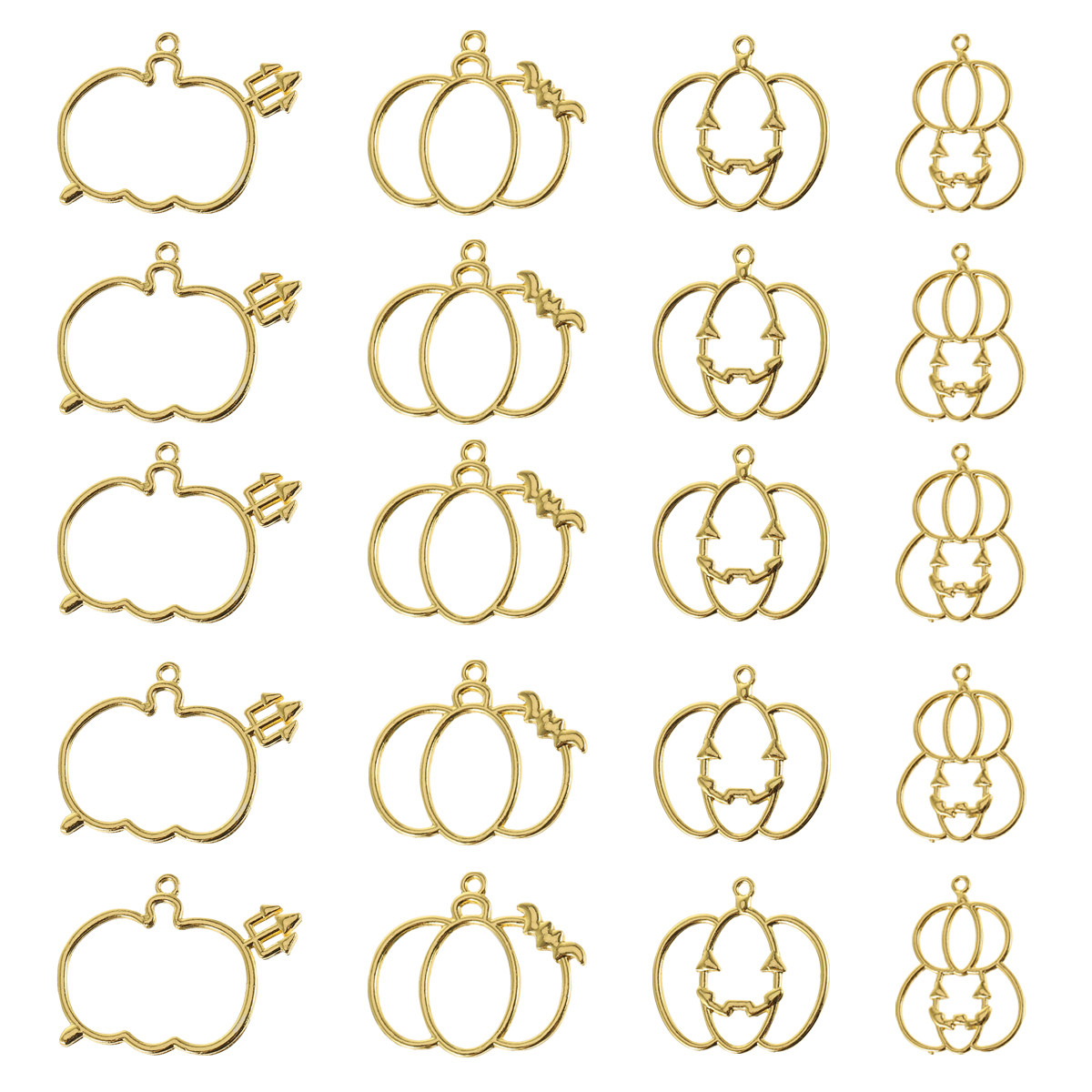 20Pcs DIY Pumpkin Resin Pendan - مراجعة Resin Craft Kit وسعره