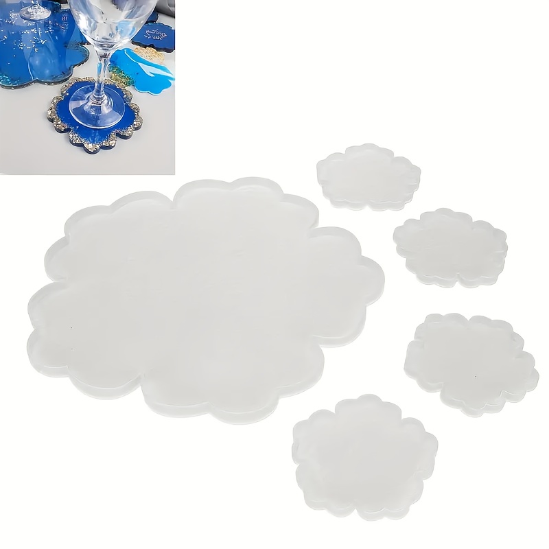 5pcs Mirror Large Flower Small - مراجعة Flower Preservation Resin وسعره