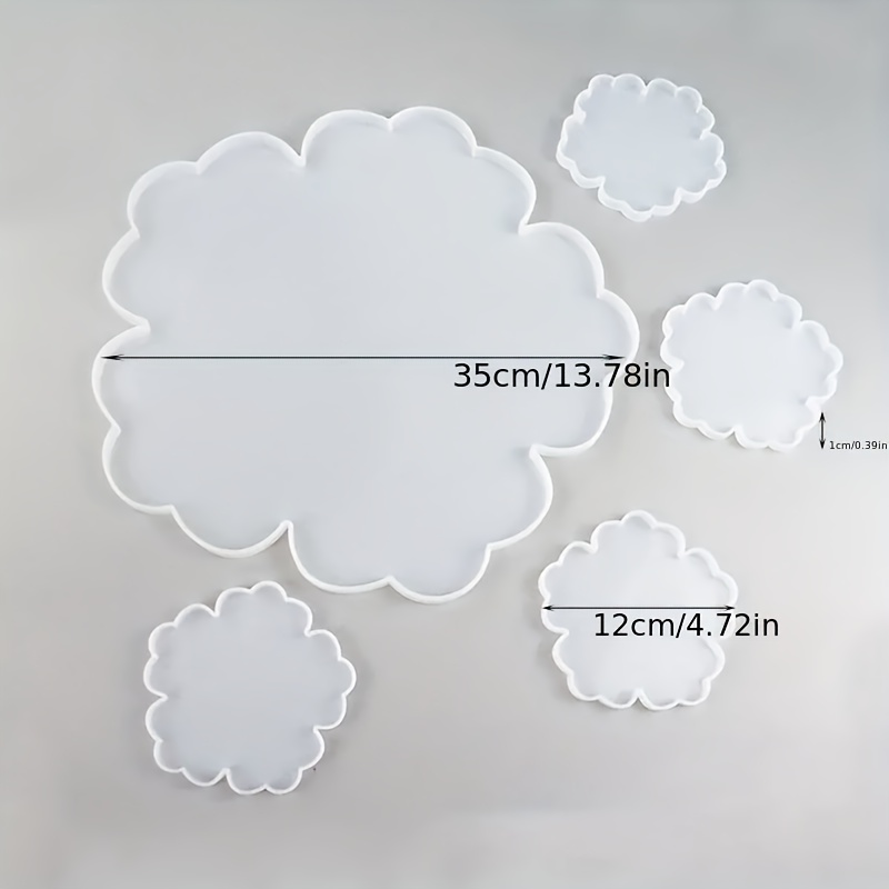 5pcs Mirror Large Flower Small - مراجعة Flower Preservation Resin وسعره