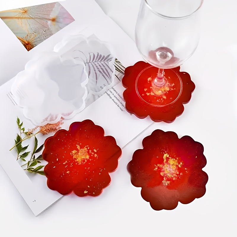 5pcs Mirror Large Flower Small - مراجعة Flower Preservation Resin وسعره