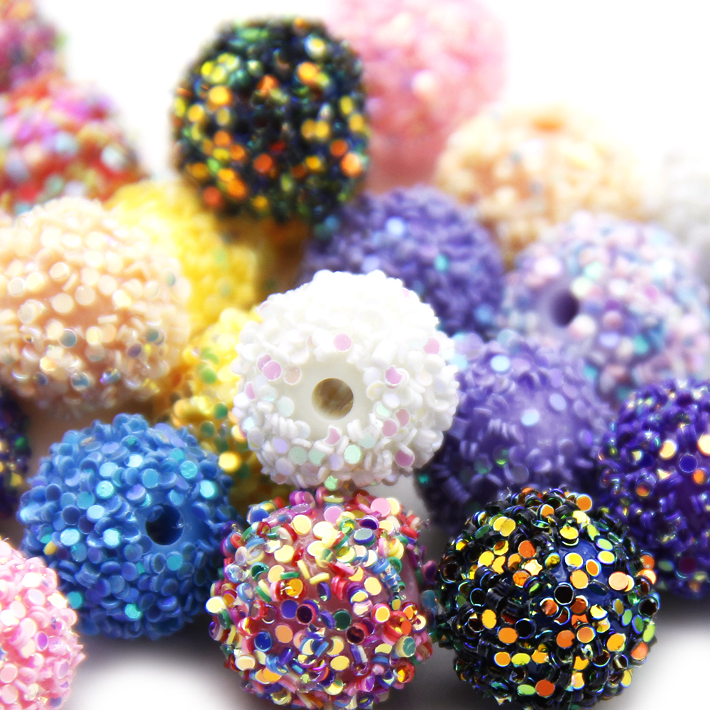 5pcs/pack Glitter Resin Beads, - مراجعة Resin Glitter Pack وسعره