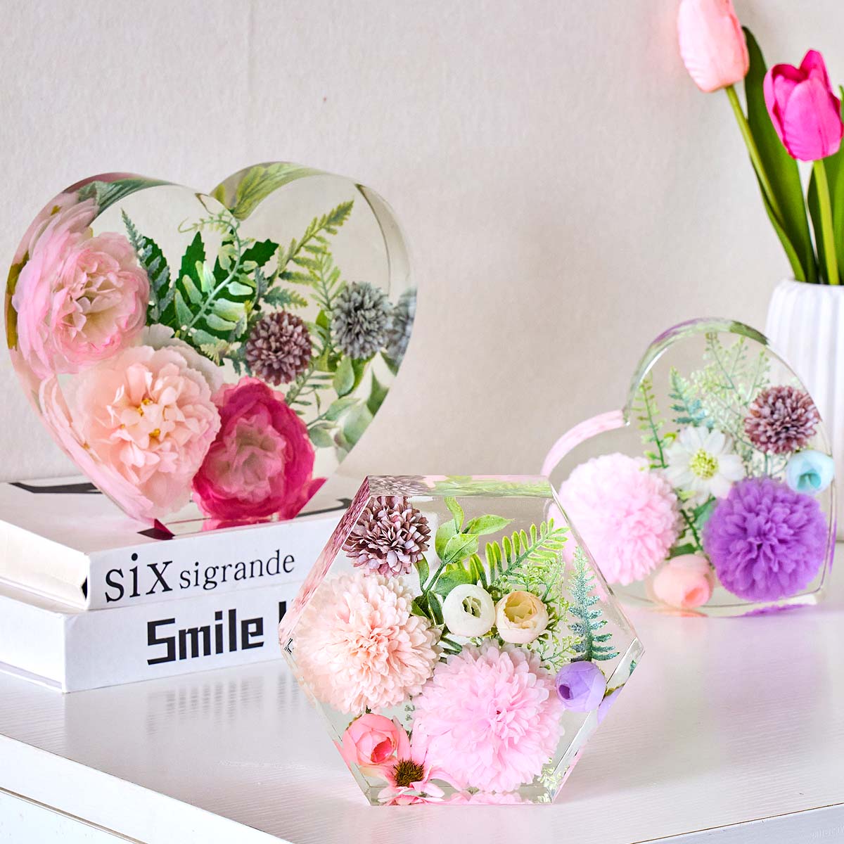 Large Love Silicone Mold DIY H - مراجعة Flower Preservation Resin وسعره