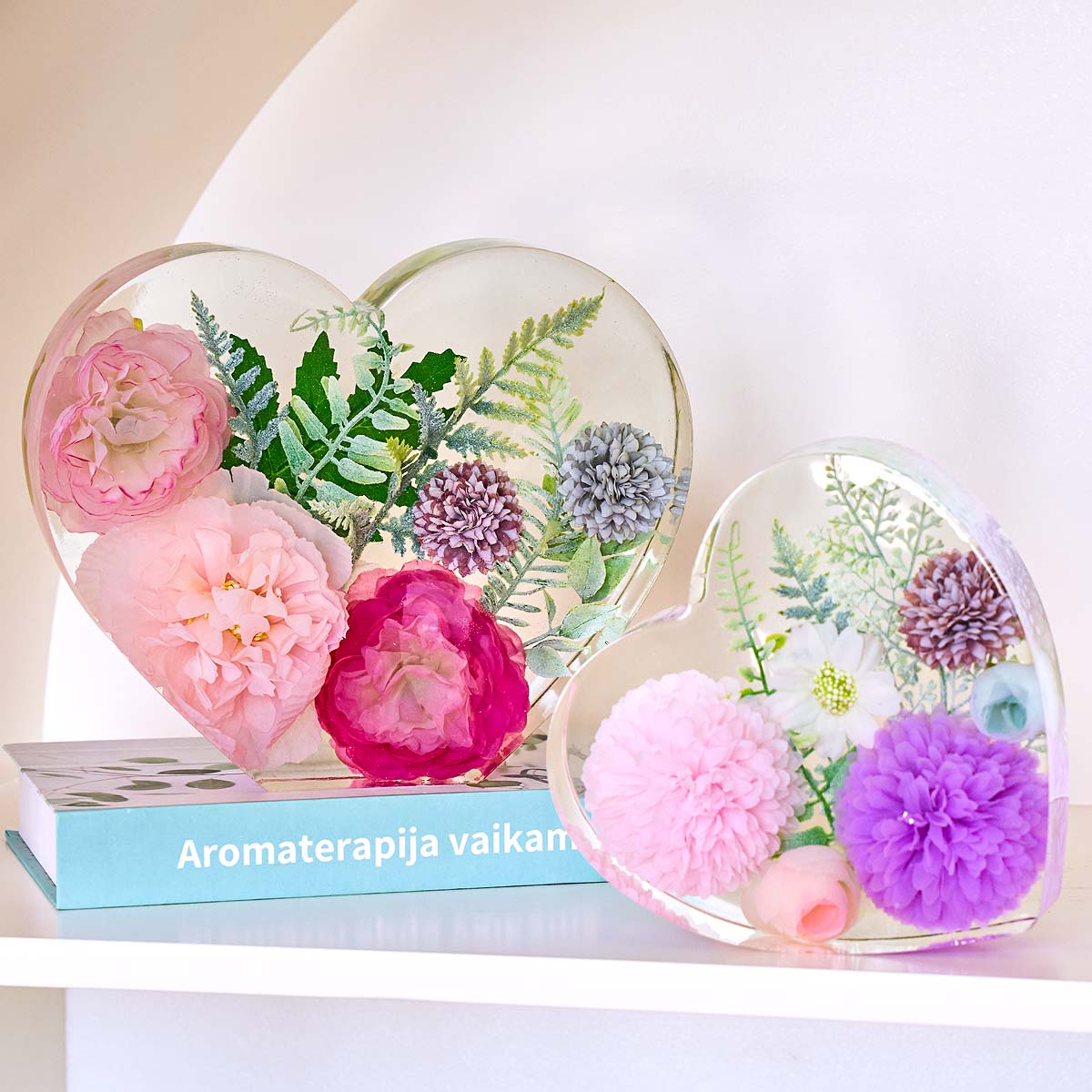 Large Love Silicone Mold DIY H - مراجعة Flower Preservation Resin وسعره