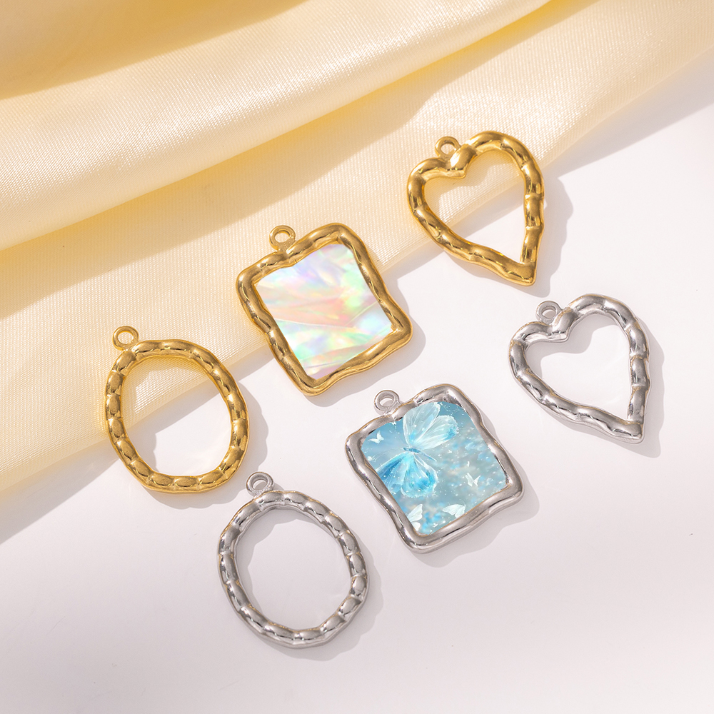5pcs Stainless Steel Heart Rou - مراجعة Resin Crafts Diy وسعره