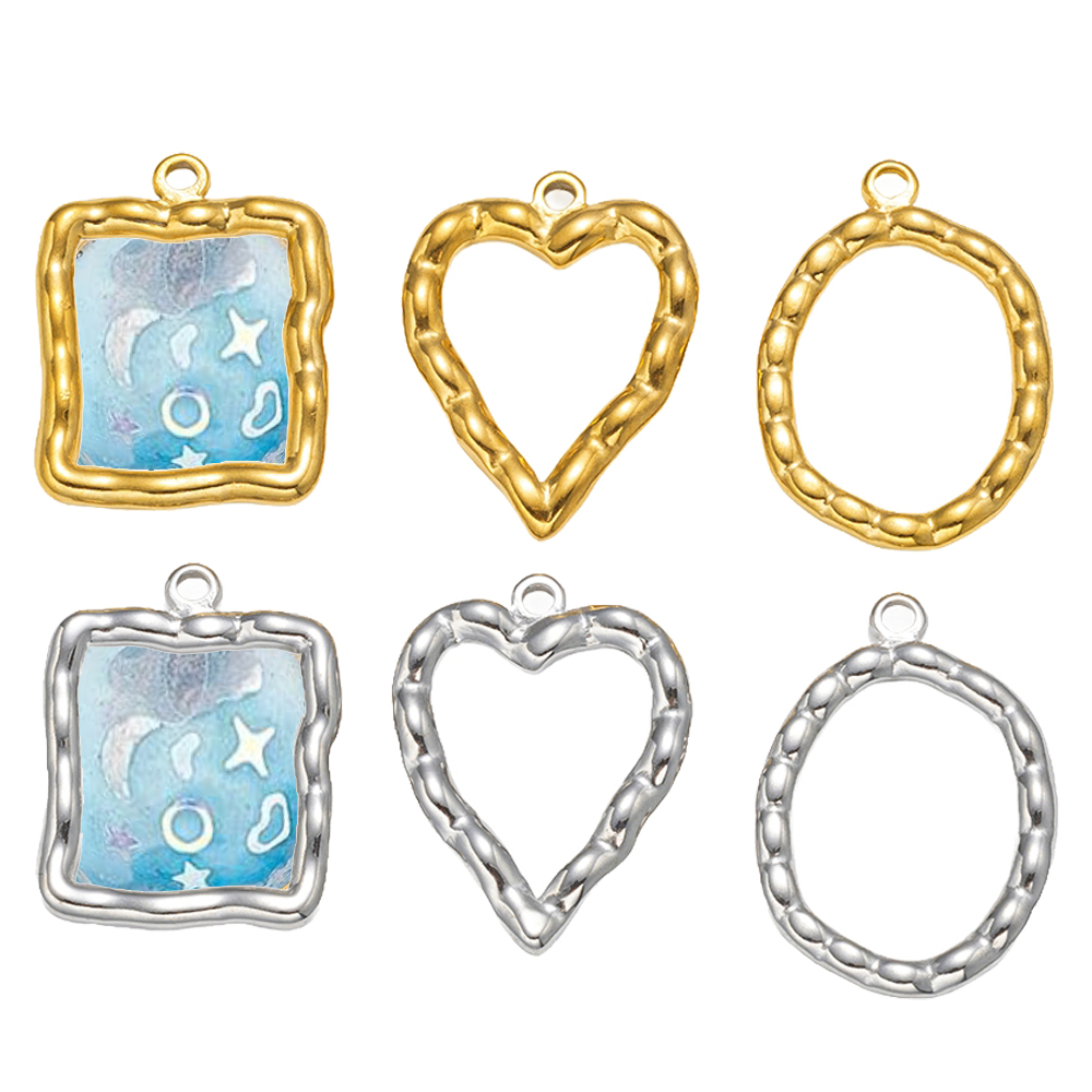 5pcs Stainless Steel Heart Rou - مراجعة Resin Crafts Diy وسعره