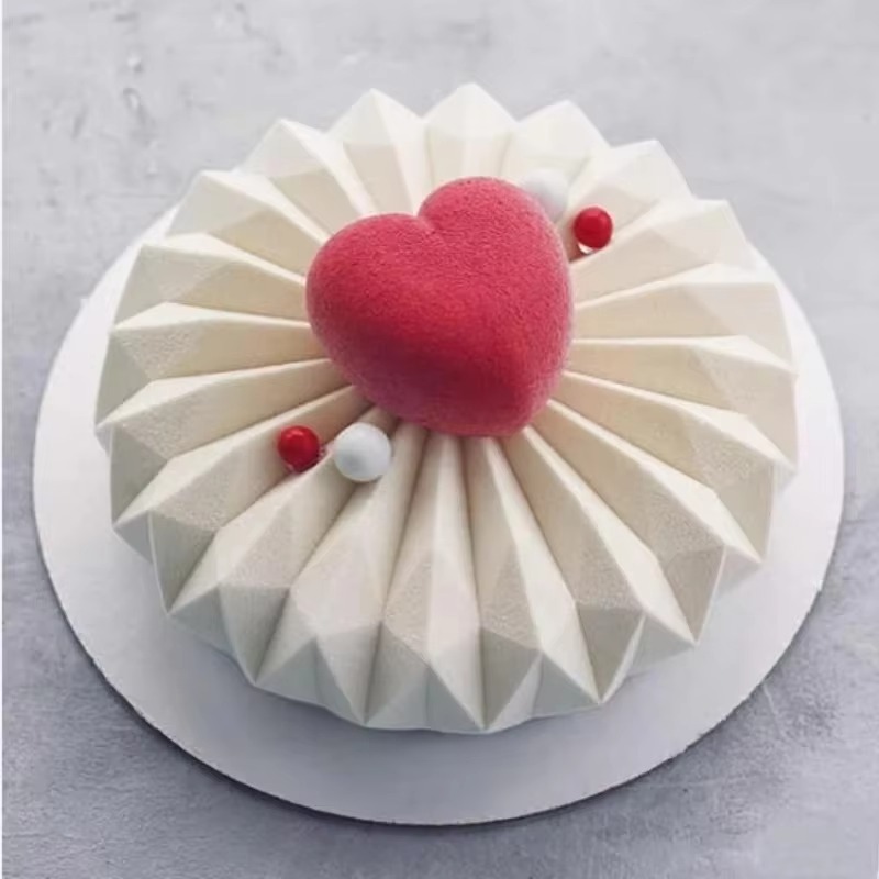 3D Round French Mousse Cake Si - مراجعة Coaster Mold Round وسعره