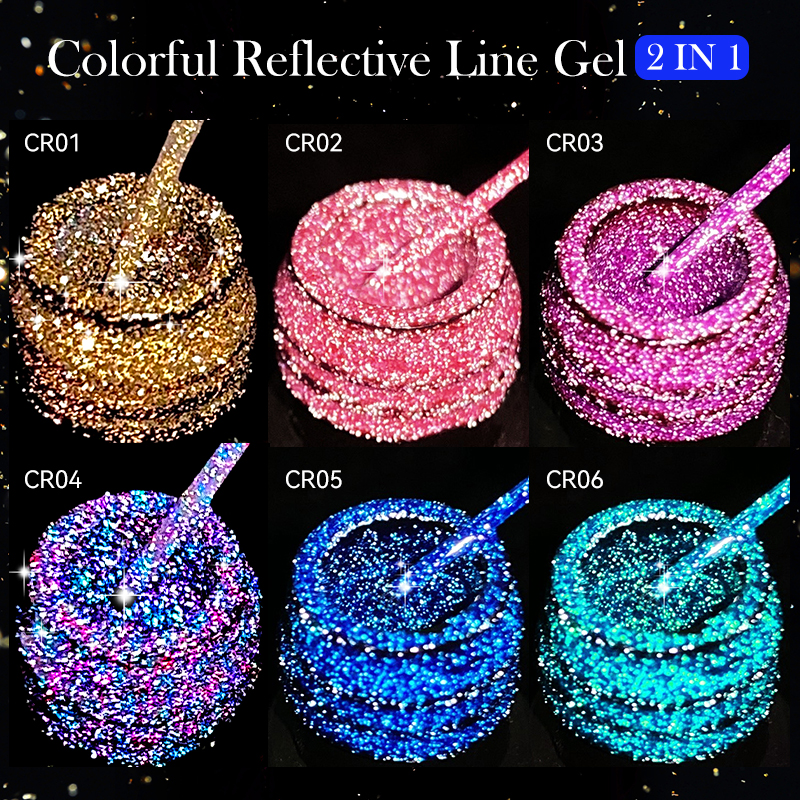 LILYCUTE 6Pcs/Set 5ml Reflecti - مراجعة Resin Glitter Pack وسعره