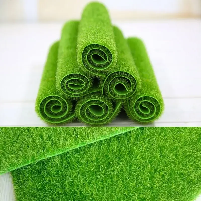 30x30cm Artificial Turf Fake M - مراجعة Terrarium Moss Art وسعره