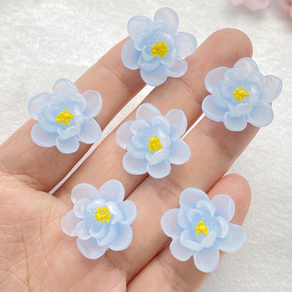 10Pcs New Cute Cartoon Flower  - مراجعة Flower Preservation Resin وسعره