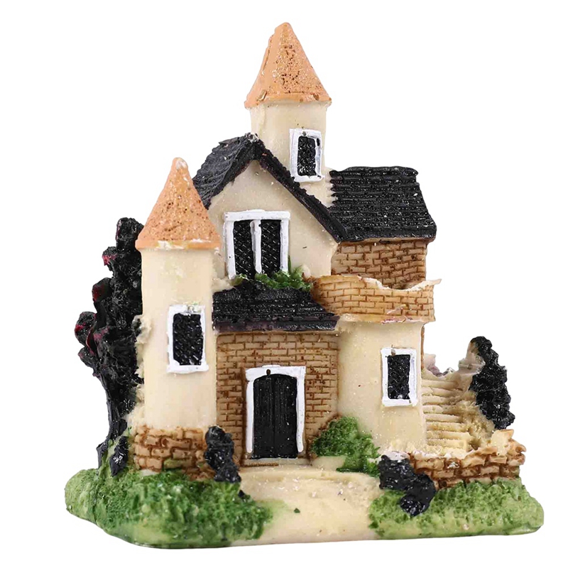 Cute Mini Resin House Miniatur - مراجعة Crafting Resin وسعره