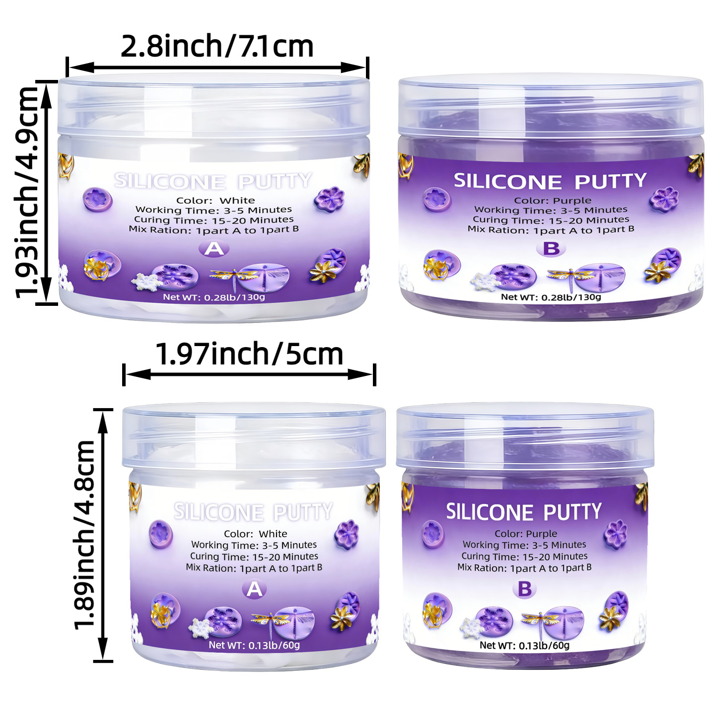 Silicone Putty - Flexible Sili - مراجعة Resin Craft Kit وسعره