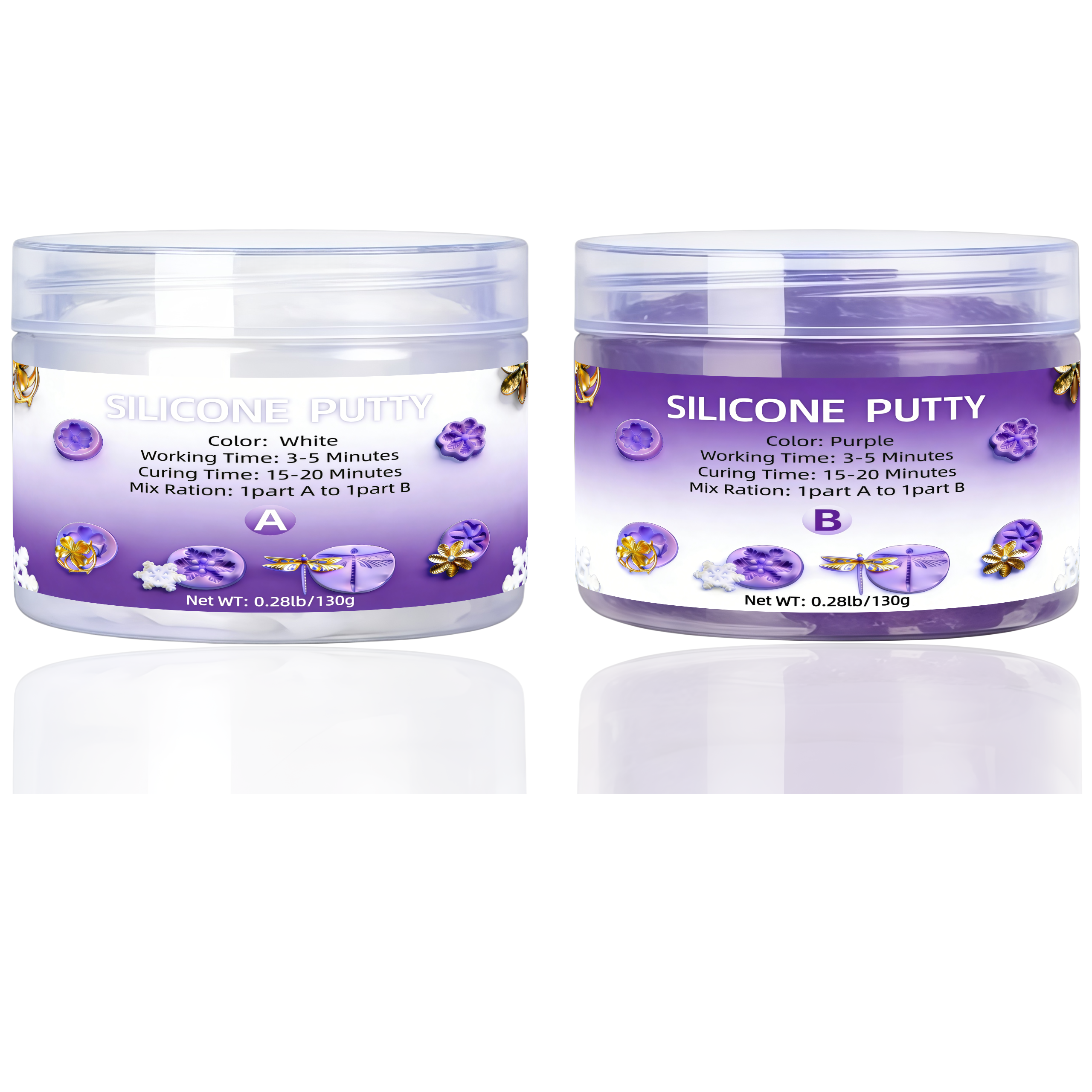 Silicone Putty - Flexible Sili - مراجعة Resin Craft Kit وسعره