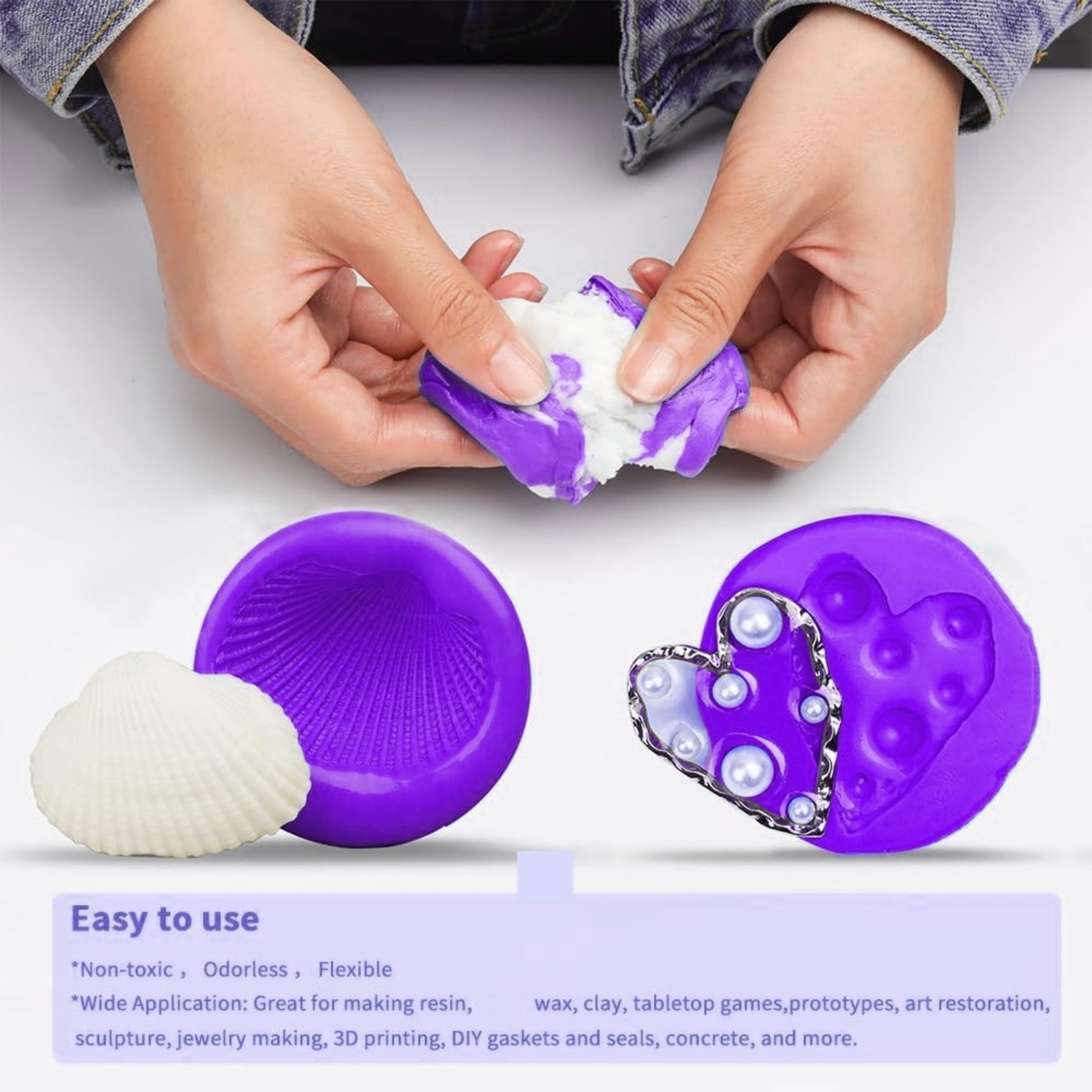 Silicone Putty - Flexible Sili - مراجعة Resin Craft Kit وسعره