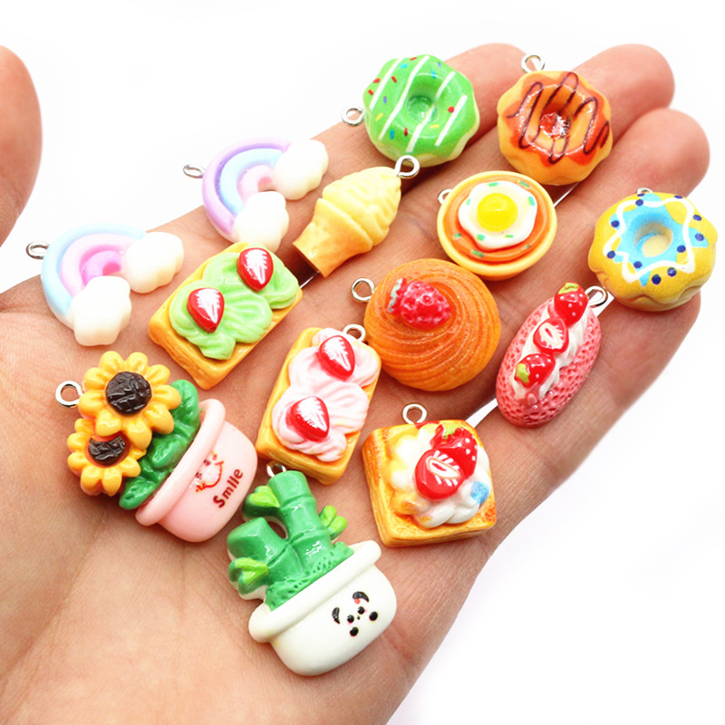 10pcs Mixed Colors Resin Cute  - مراجعة Flower Preservation Resin وسعره