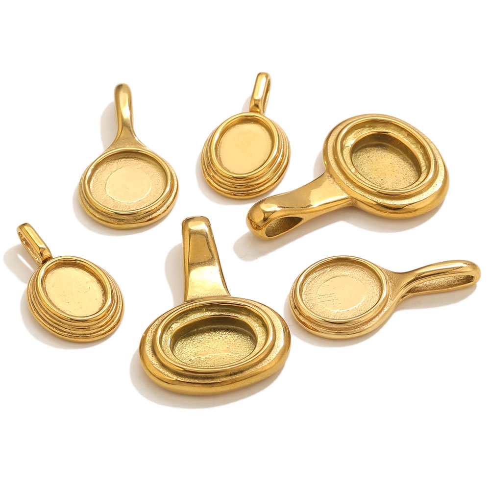 5pcs Stainless Steel Round Ova - مراجعة Crafting Resin وسعره