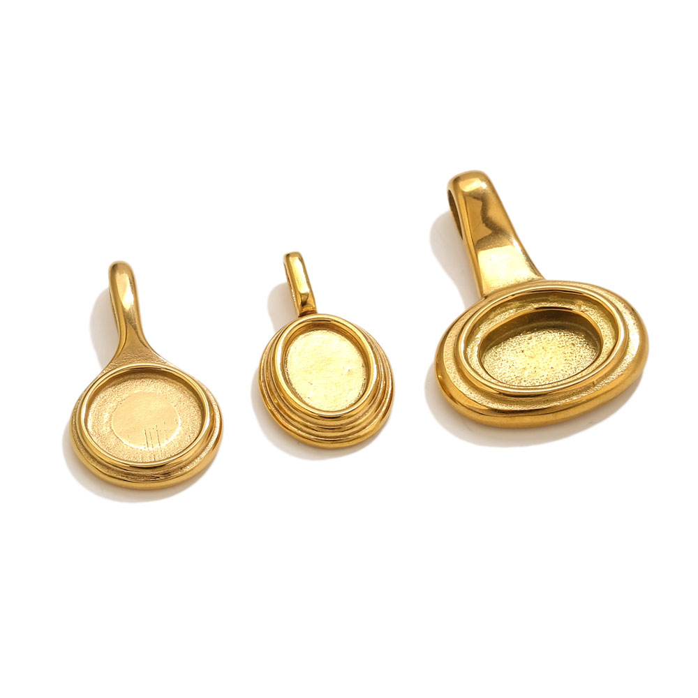 5pcs Stainless Steel Round Ova - مراجعة Crafting Resin وسعره