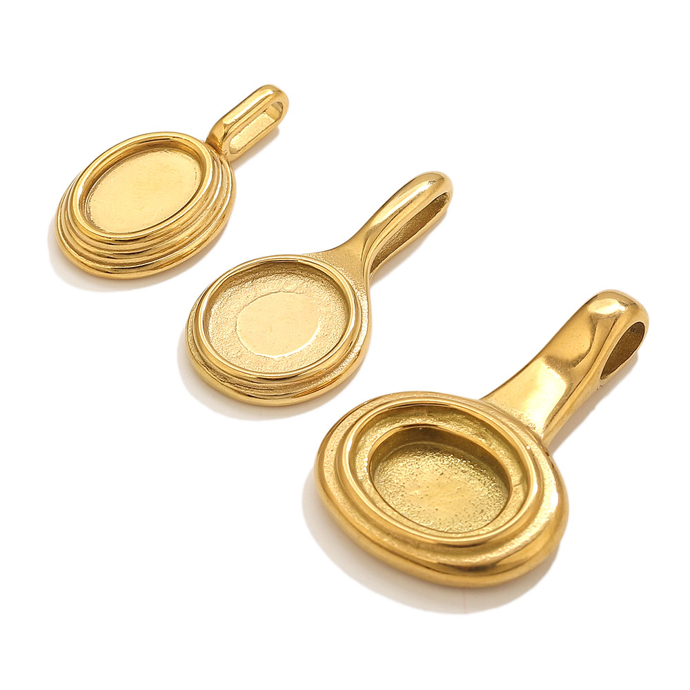 5pcs Stainless Steel Round Ova - مراجعة Crafting Resin وسعره