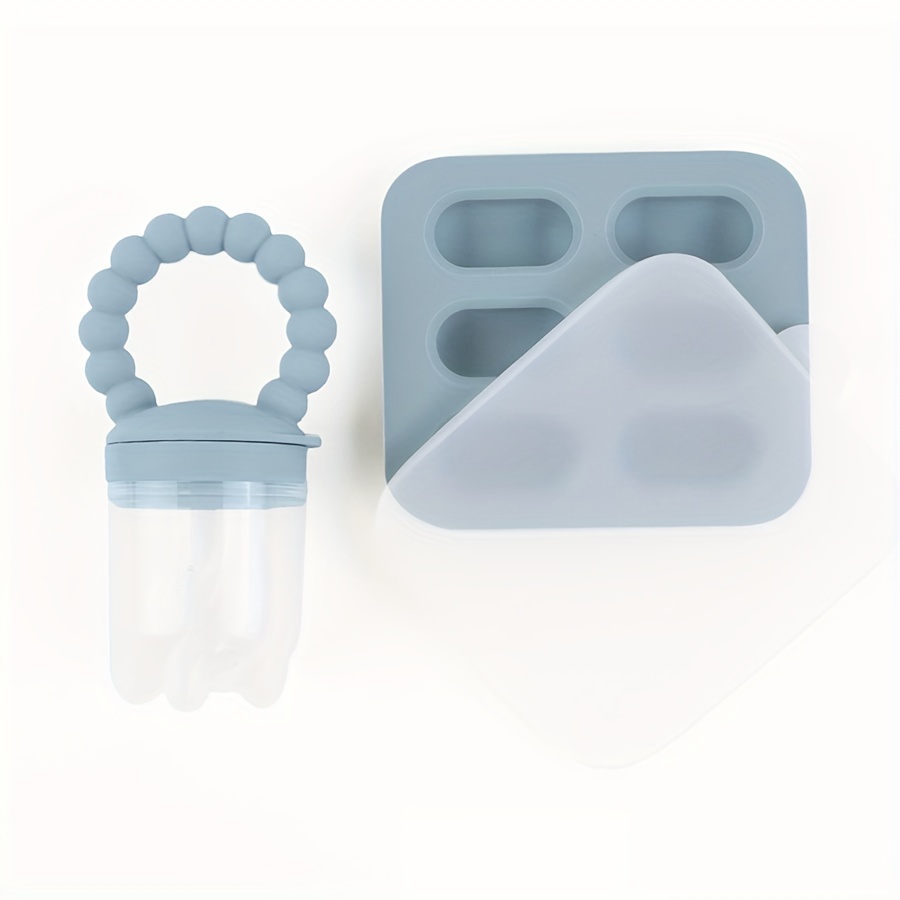 2pcs/set Baby Feeding Set: Fru - مراجعة Silicone Mold Tray وسعره