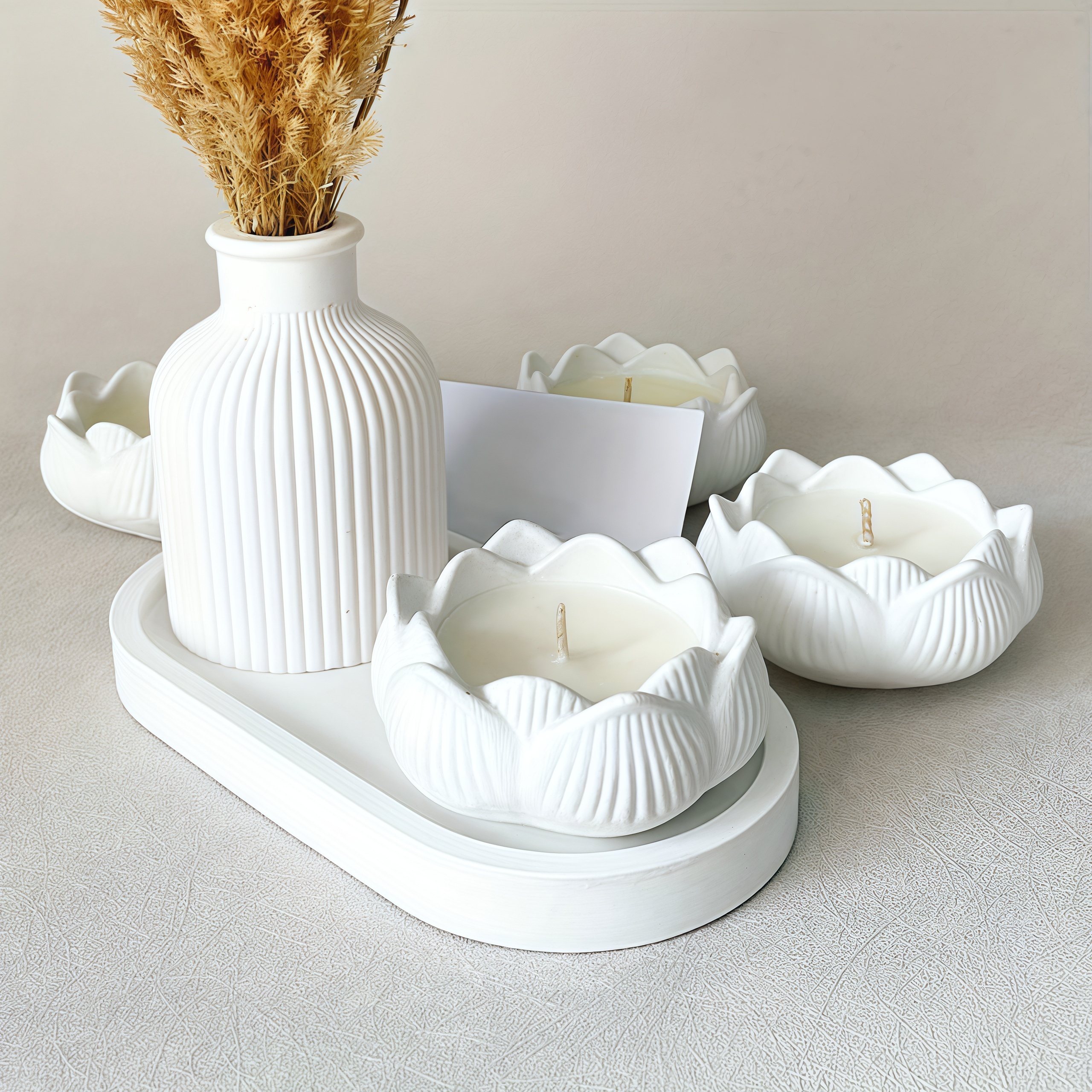3pcs Silicone Mold Vases, Oval - مراجعة Serving Tray Mold وسعره