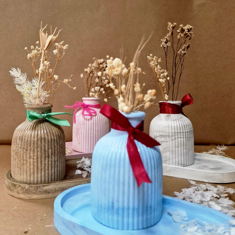 3pcs Silicone Mold Vases, Oval - مراجعة Serving Tray Mold وسعره