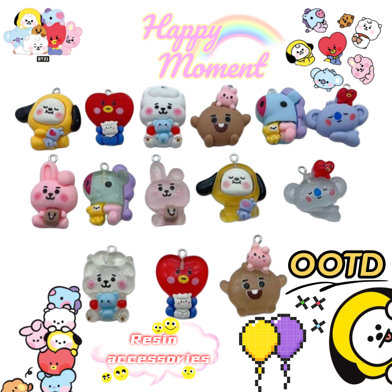 BT21 mang chimmy shooky koya a - مراجعة Resin Craft Kit وسعره