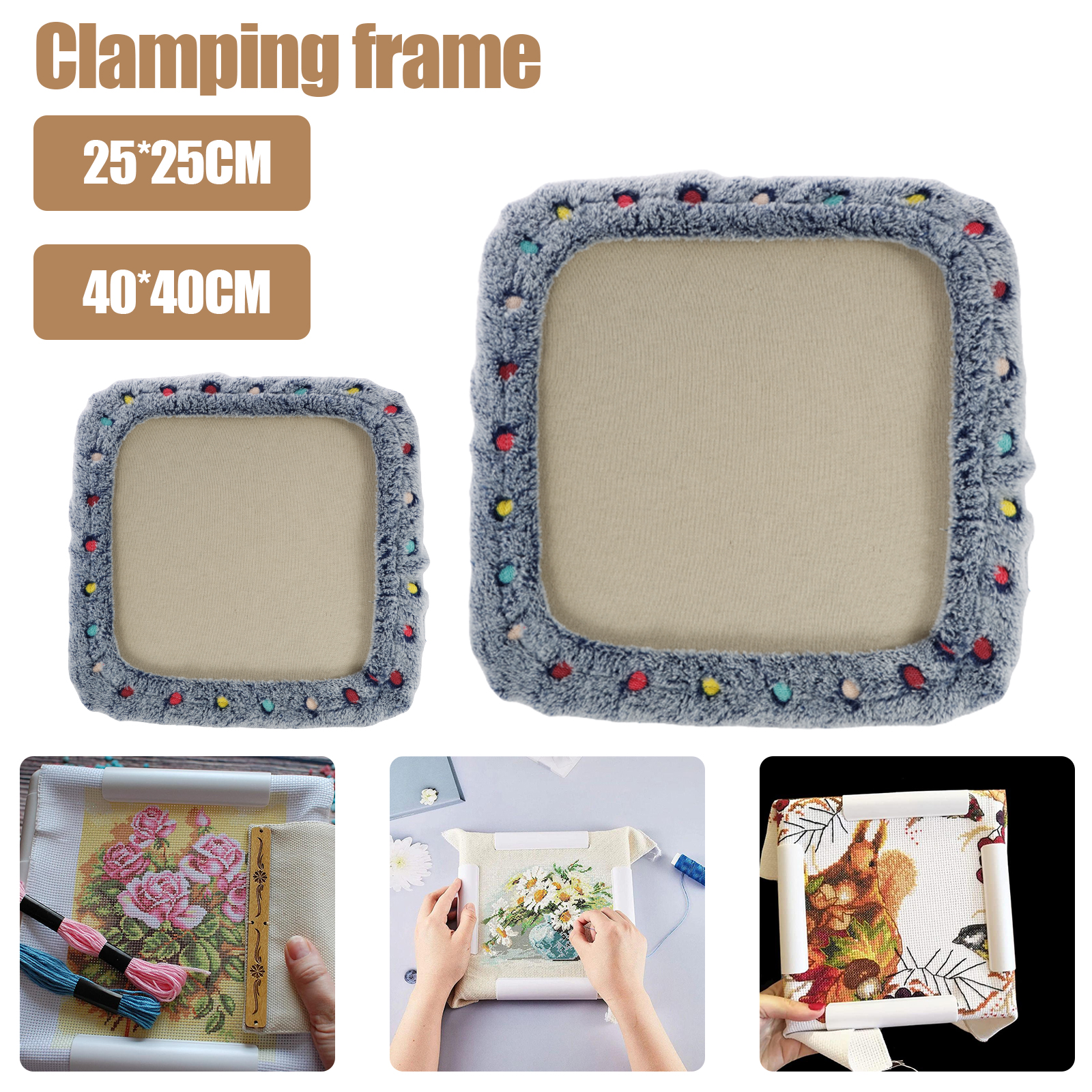 Punch Needle Frame Square Embr - مراجعة Wood Ring Blank وسعره