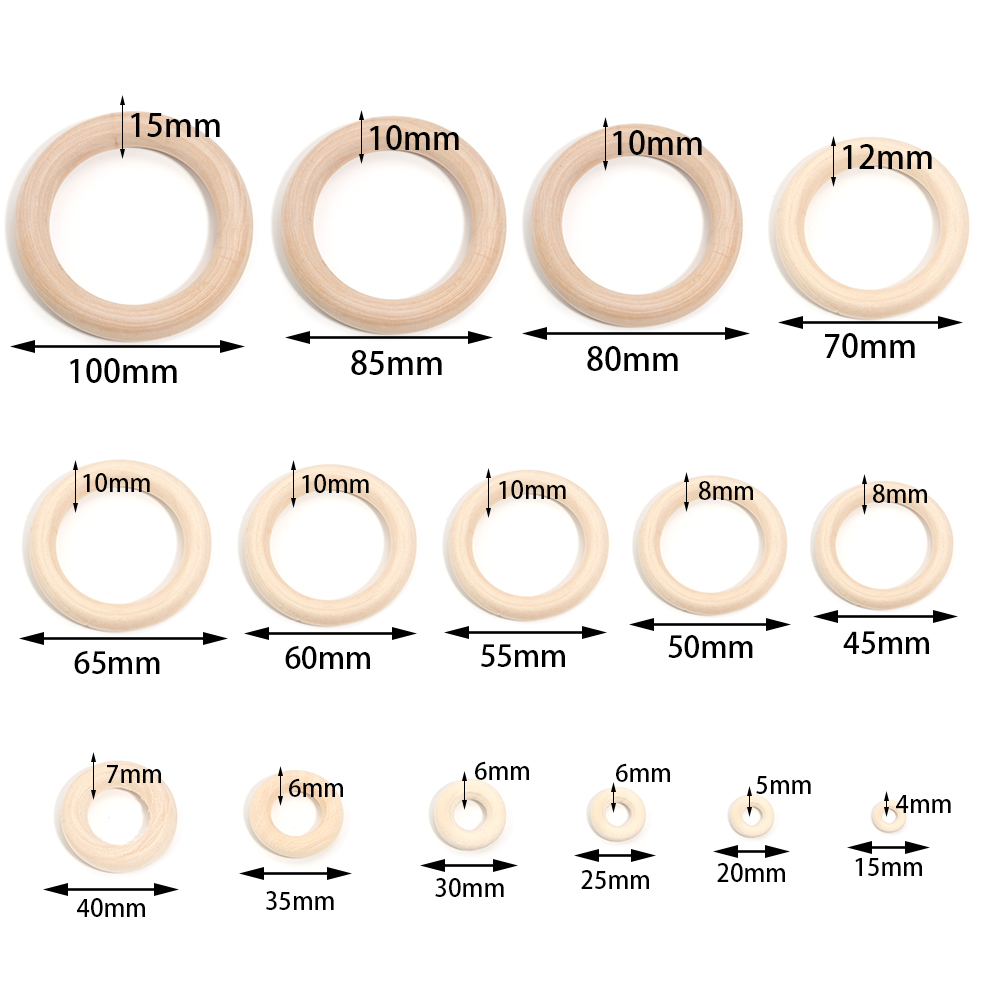 Unfinished Solid Wooden Rings  - مراجعة Wood Ring Blank وسعره