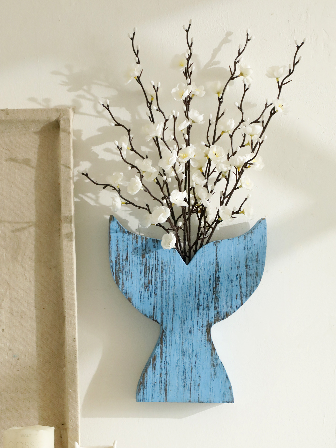 Nautical Wooden Vase Whale Tai - مراجعة Dried Flower Bulk وسعره