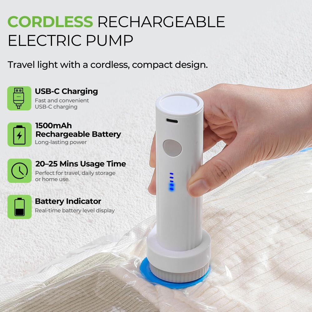 New Rechargeable Electric Vacu - مراجعة Vacuum Chamber Small وسعره