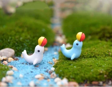 10Pcs/Hedgehog and Cows/Cute A - مراجعة Terrarium Moss Art وسعره