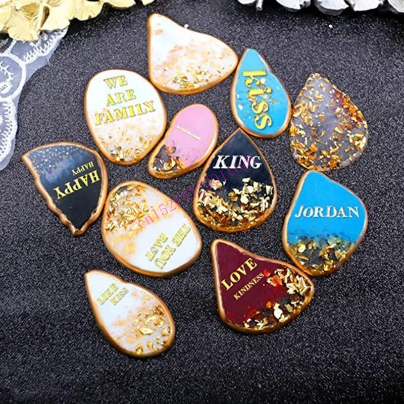 M76B Alphabets Letters Glitter - مراجعة Resin Glitter Pack وسعره