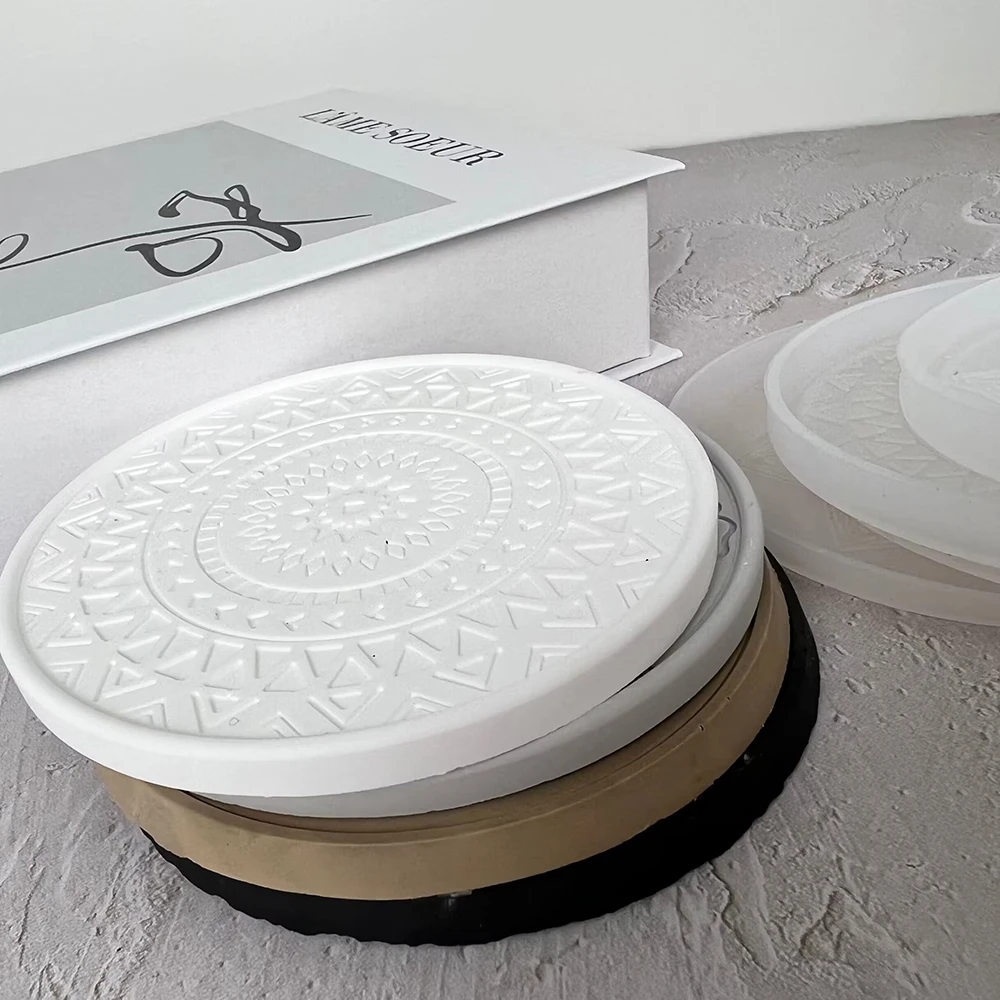 Mandala Round Coaster Resin Si - مراجعة Coaster Mold Round وسعره