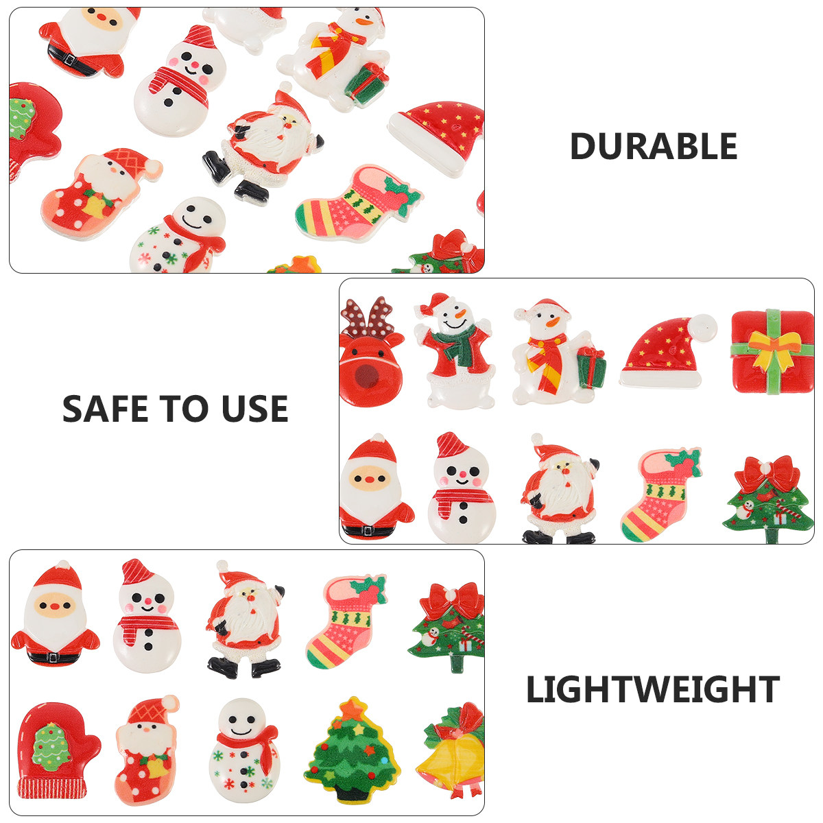 30Pcs Christmas Cartoon Resin  - مراجعة Resin Craft Supplies وسعره