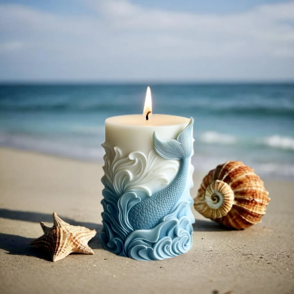 2024 ocean wave foam cylindric - مراجعة Resin Ocean Wave Mold وسعره