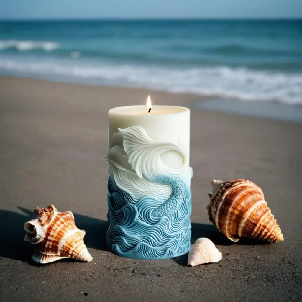 2024 ocean wave foam cylindric - مراجعة Resin Ocean Wave Mold وسعره
