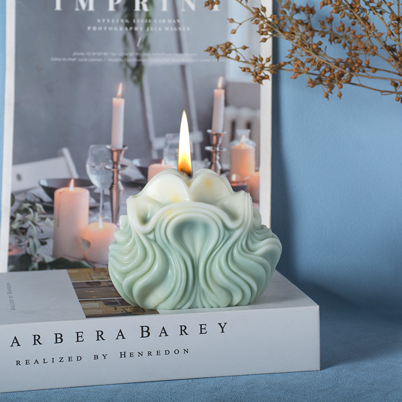 Ocean Shell Candle Silicone Mo - مراجعة Resin Ocean Wave Mold وسعره