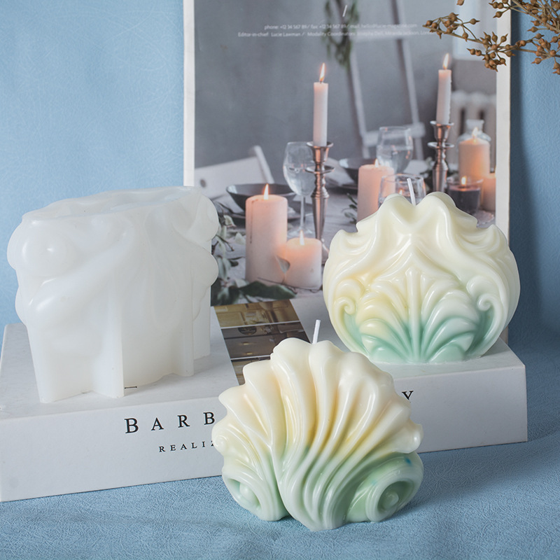 Ocean Shell Candle Silicone Mo - مراجعة Resin Ocean Wave Mold وسعره