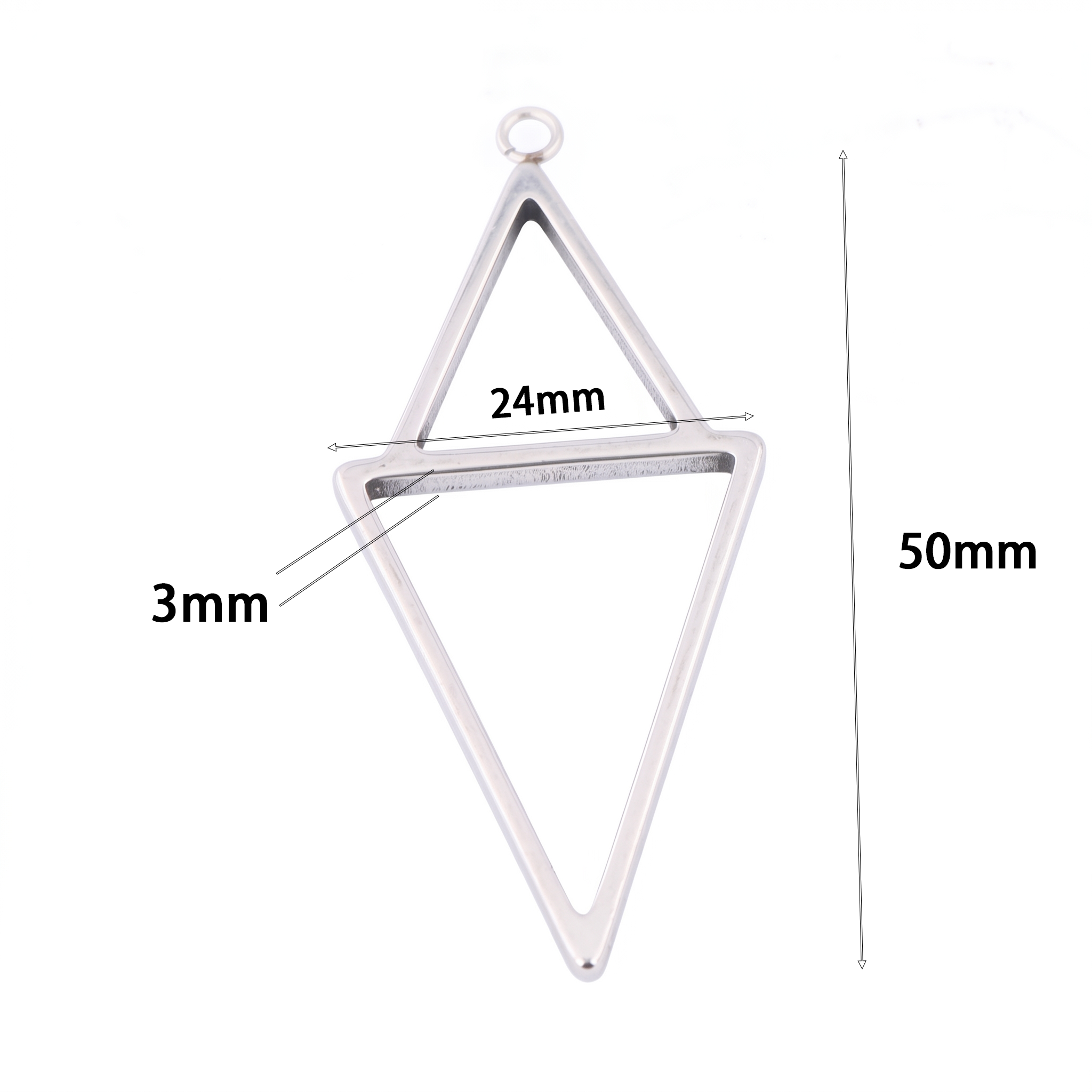 10pcs Square Triangle 3mm Thic - مراجعة Resin Craft Projects وسعره